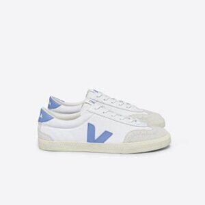 Veja Women's White and Blue Sneakers